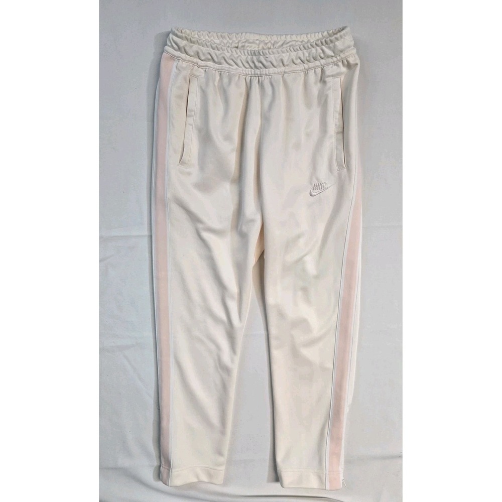 RARE Nike Sportswear Beige Cream Pink Track Pants S